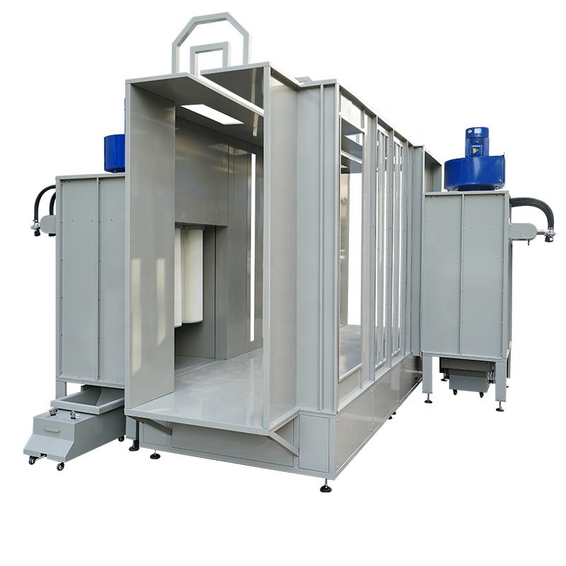 Tunnel Type Automatic Powder Coating Spray Booth for Aluminium Powder Painting