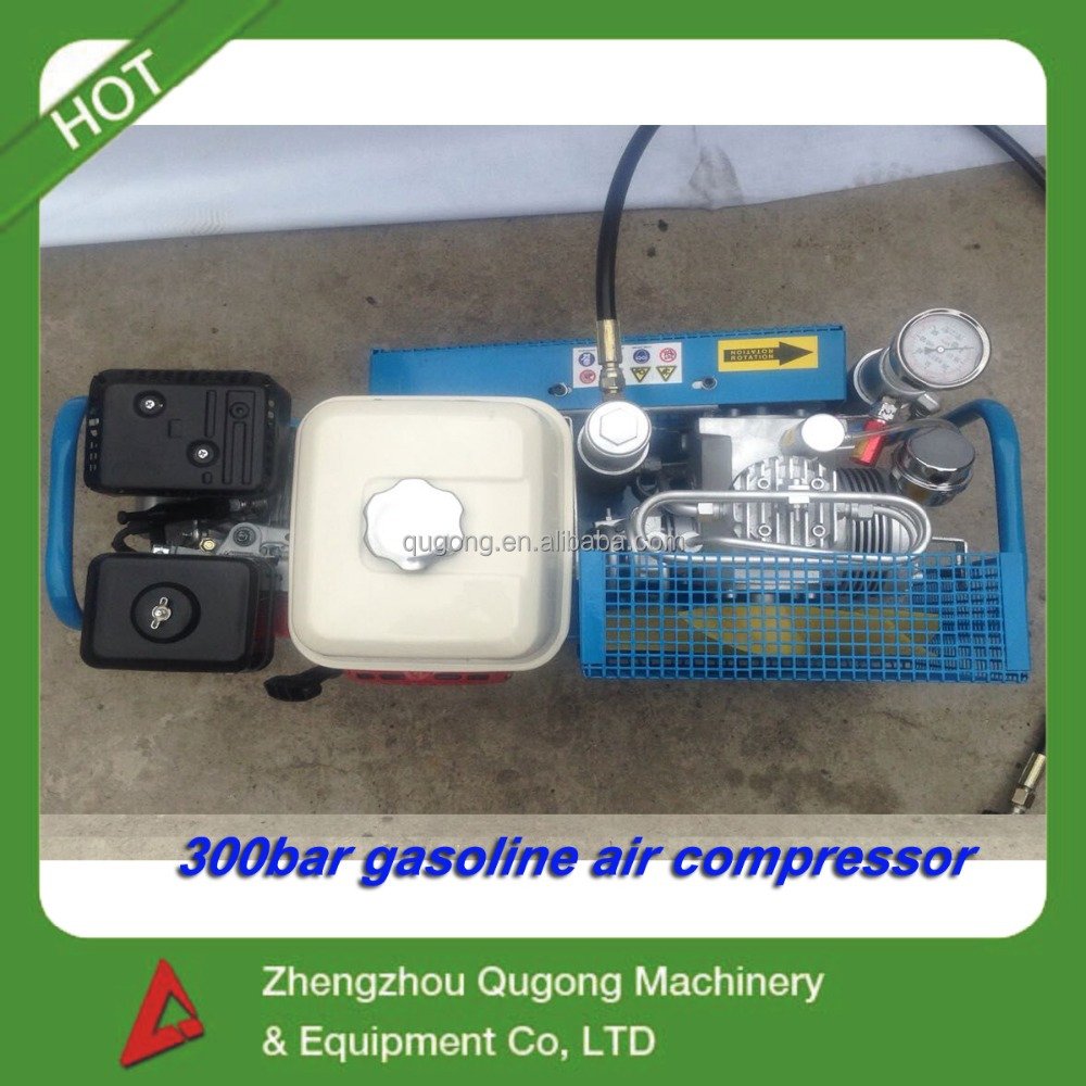 For Divers!light Weight Small Volume 200-300bar Portable Diving Breathing air Compressor for Scba