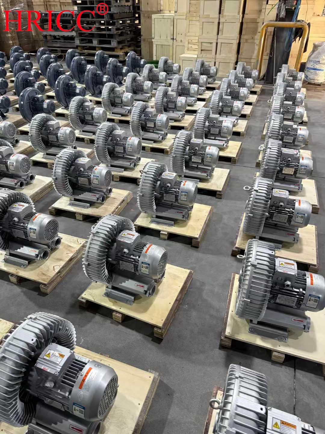 Medium Pressure 0.75kw 1HP Aluminum Centrifugal Turbine Blower 220V 380V 3 Phase Duct Fan OEM Customizable