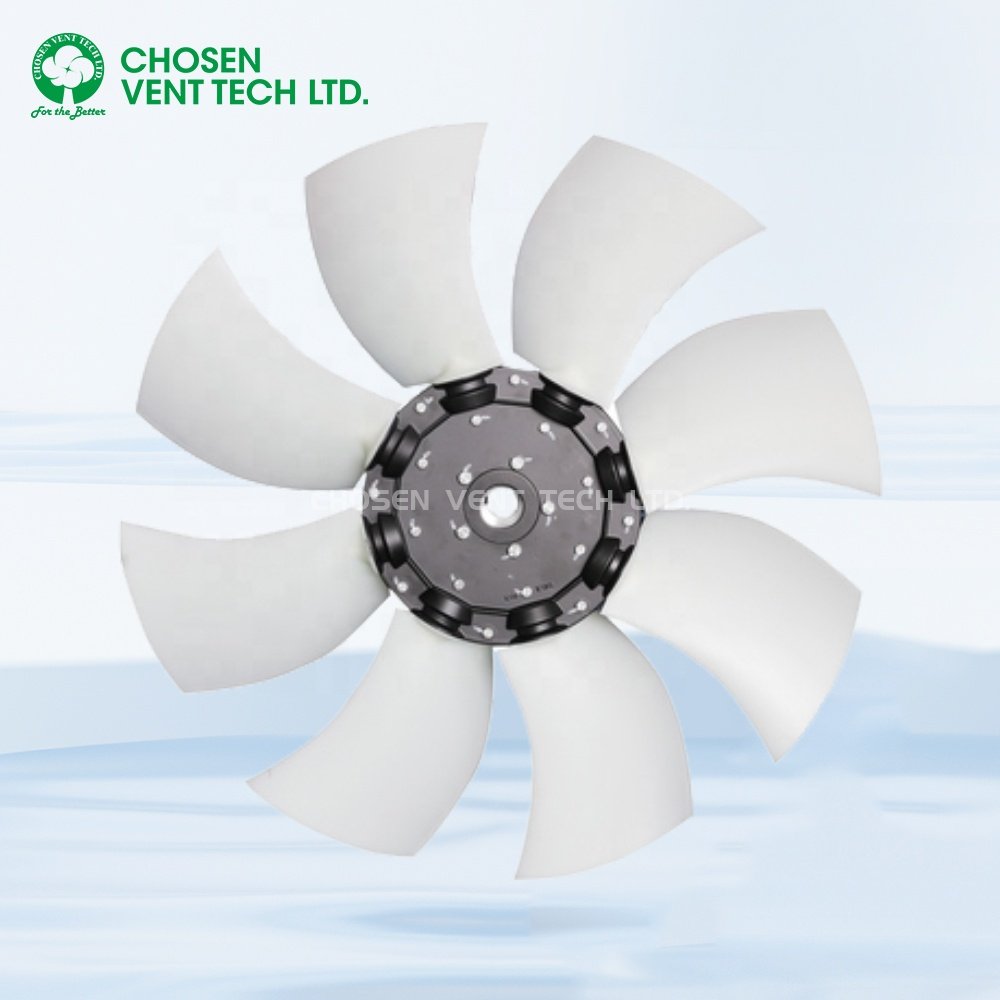 8-Blade Pag Industrial Radiator Ventilation Fan Axial Blades for Ingersoll Rand Air Compressors
