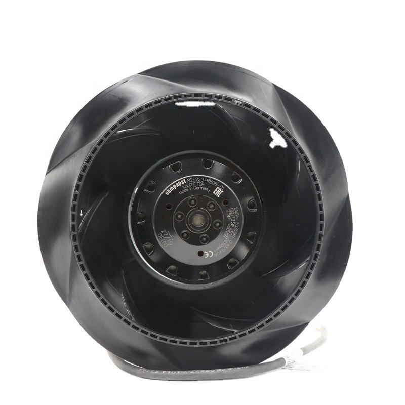 ebmpapst R2E220-RB06-01 0.45A 220mm 102W 230V AC IP44 2500RPM Medical Equipment Inverter Cooling Fan R2E220-RA38-19