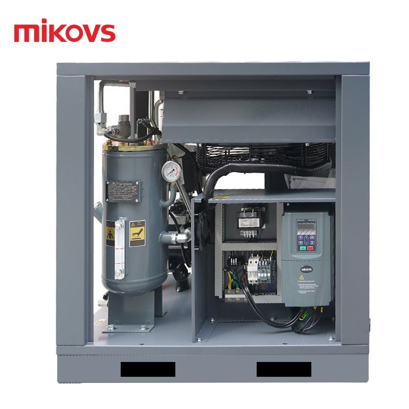 7-12bar Silent Industrial Single-Stage Rotary Vsd Screw Air Compressor 75kw 100hp