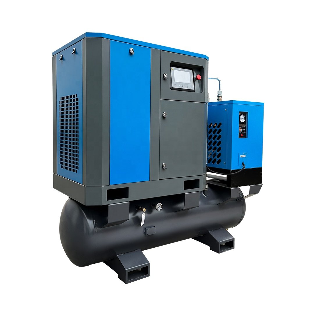 RH Screw Compressor BAOSI Air End 4 in 1Professional Compressor Manufacturers Air Tank Combined Screw Air Compressor