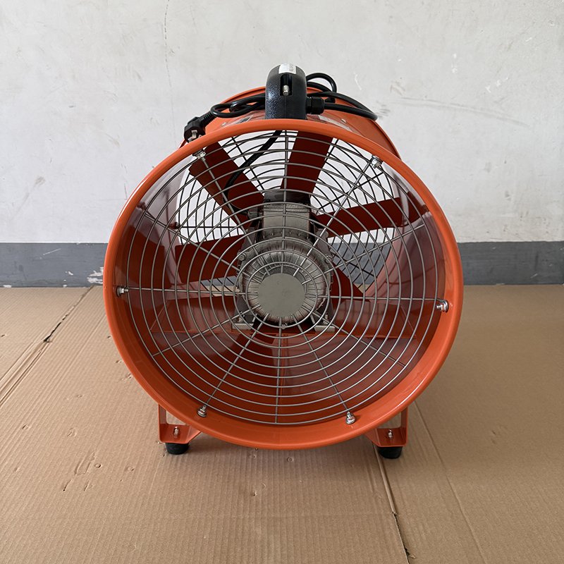 Portable Industrial Ventilation Exhaust Fan with Aluminum Blade Optional Duct for Blower Use