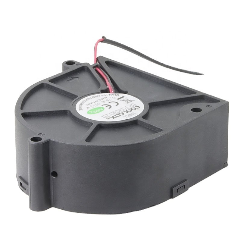 CoolCox 75x75x30mm DC Centrifugal Blower Cooling Fan 5V 12V 24V Brushless Electric Blower Fan for Home Appliance