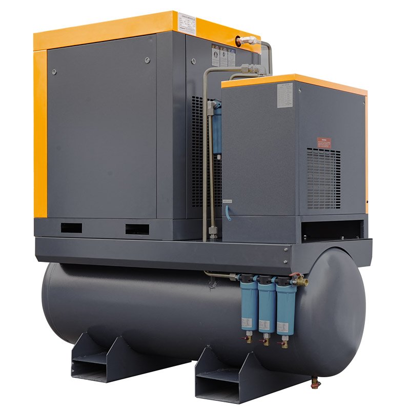 AirHorse Hot Sale Electric 7.5KW 11KW 15KW 22KW 4 In 1 General Slient Industrial Rotary Screw Air Compressor 10HP 15HP 20HP 30HP