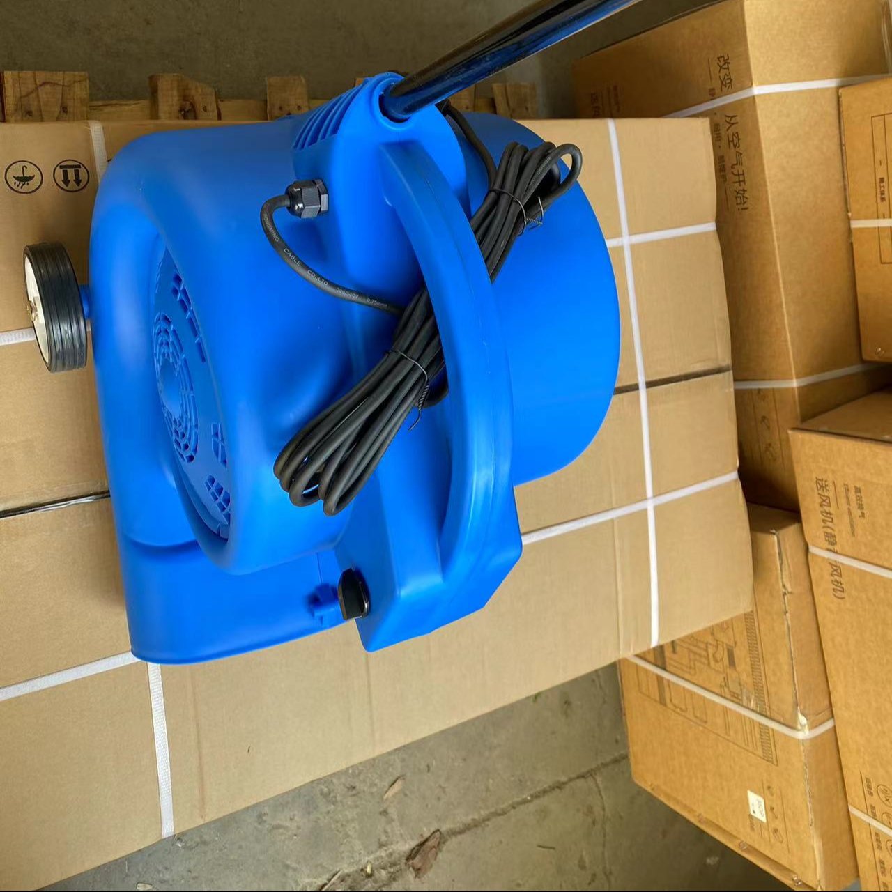 JEEK 110v 220v 750W 2000rpm Ventilation Fan Powerful Industrial Heat and Cool Portable 1hp Floor Blower