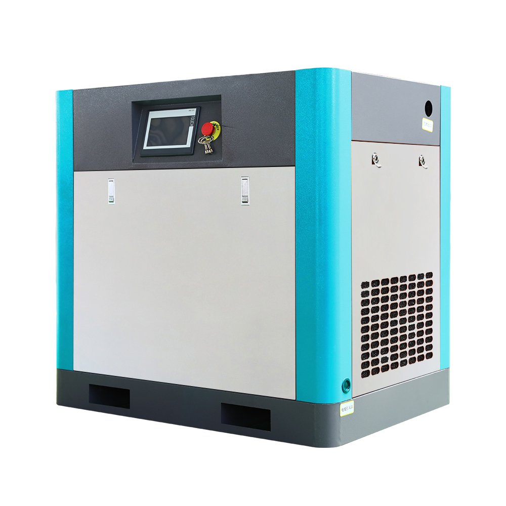 Sale 8 Bar Screw Type Compressed Air Compressor Machine 380V AC/Gas Power Direct Drive Lubrication Small Noise 10Bar
