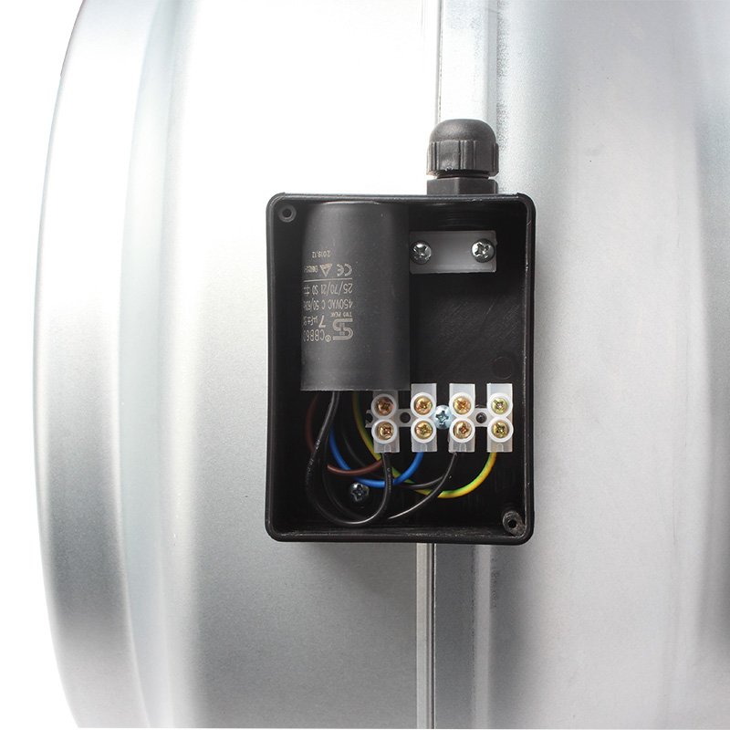 AC 6 Inch Exhaust Blower Speed Controller Quiet Duct Fan for Ceiling Wall Restaurant Construction OEM/ODM 50Hz