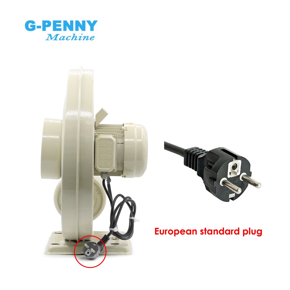 G-Penny 250w 370w 550w 220V/380V Centrifugal Medium Pressure Fan Exhaust Fan Air Blower for CO2 Laser Engraving Cutting Machine