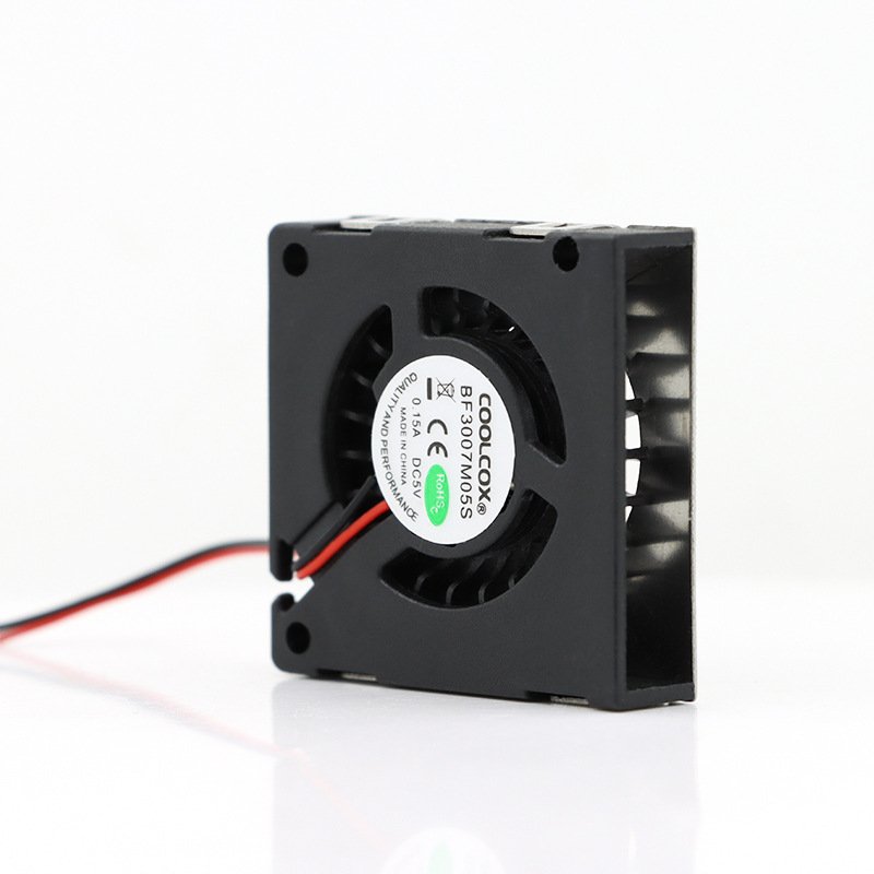 CoolCox 30x30x7mm Electric Blower Fan,30mm 5/12/24V air Cooling Fan,fan for STB,3D Printer,Environmental Tester,Beauty Equipment