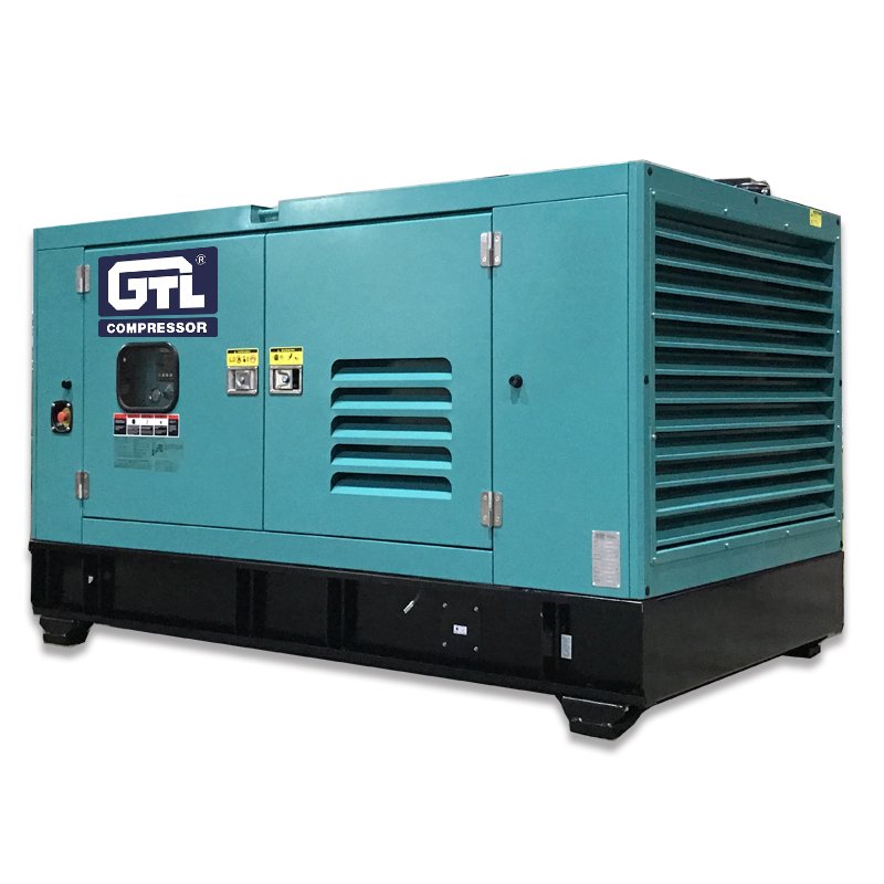 Stationary Diesel Screw Air Compressor 350CFM 9.9m3/min 12bar Compressor with Engine Cummins