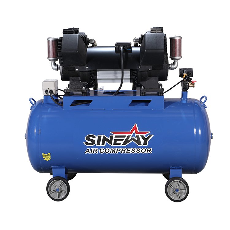 Compresor De Aire Silencioso Manufacturer Heavy Duty 380V Silent 200 Liter Oil Free Air Compressor