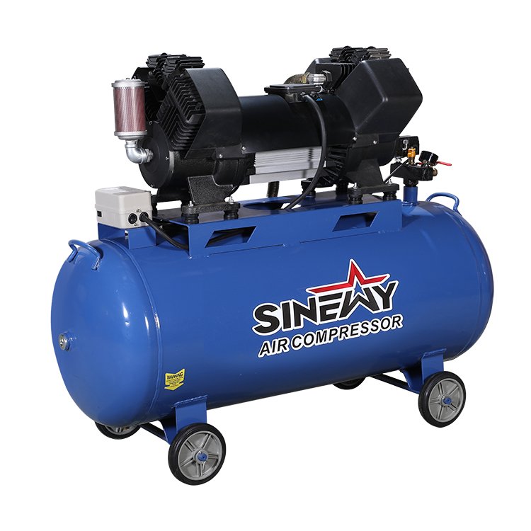 Compresor De Aire Silencioso Manufacturer Heavy Duty 380V Silent 200 Liter Oil Free Air Compressor