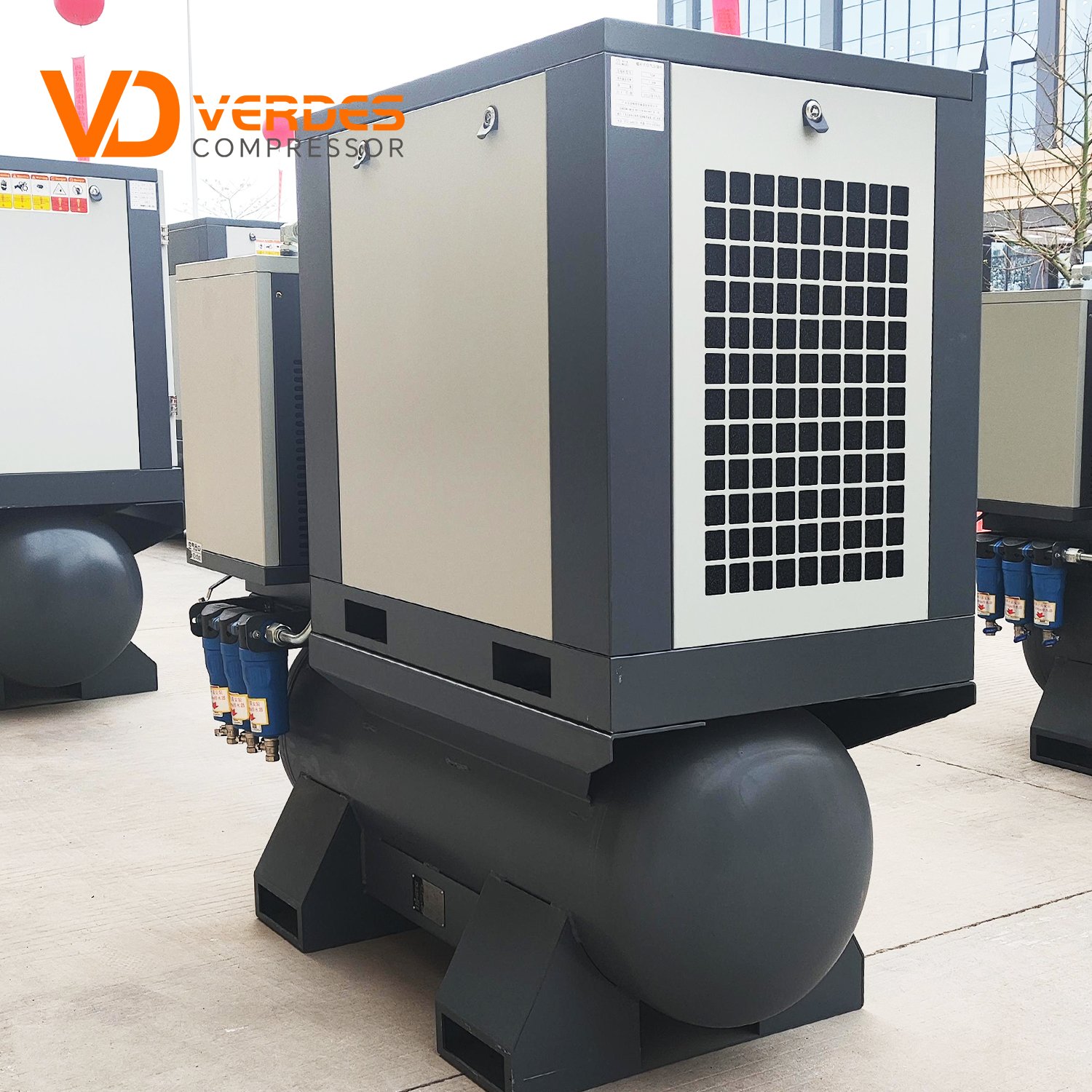 200 L 300 L 400 L 500 L Industrial Electric Rotary Screw air Compressor Integrated 3 in 1 air Compressor Combined air Dryer
