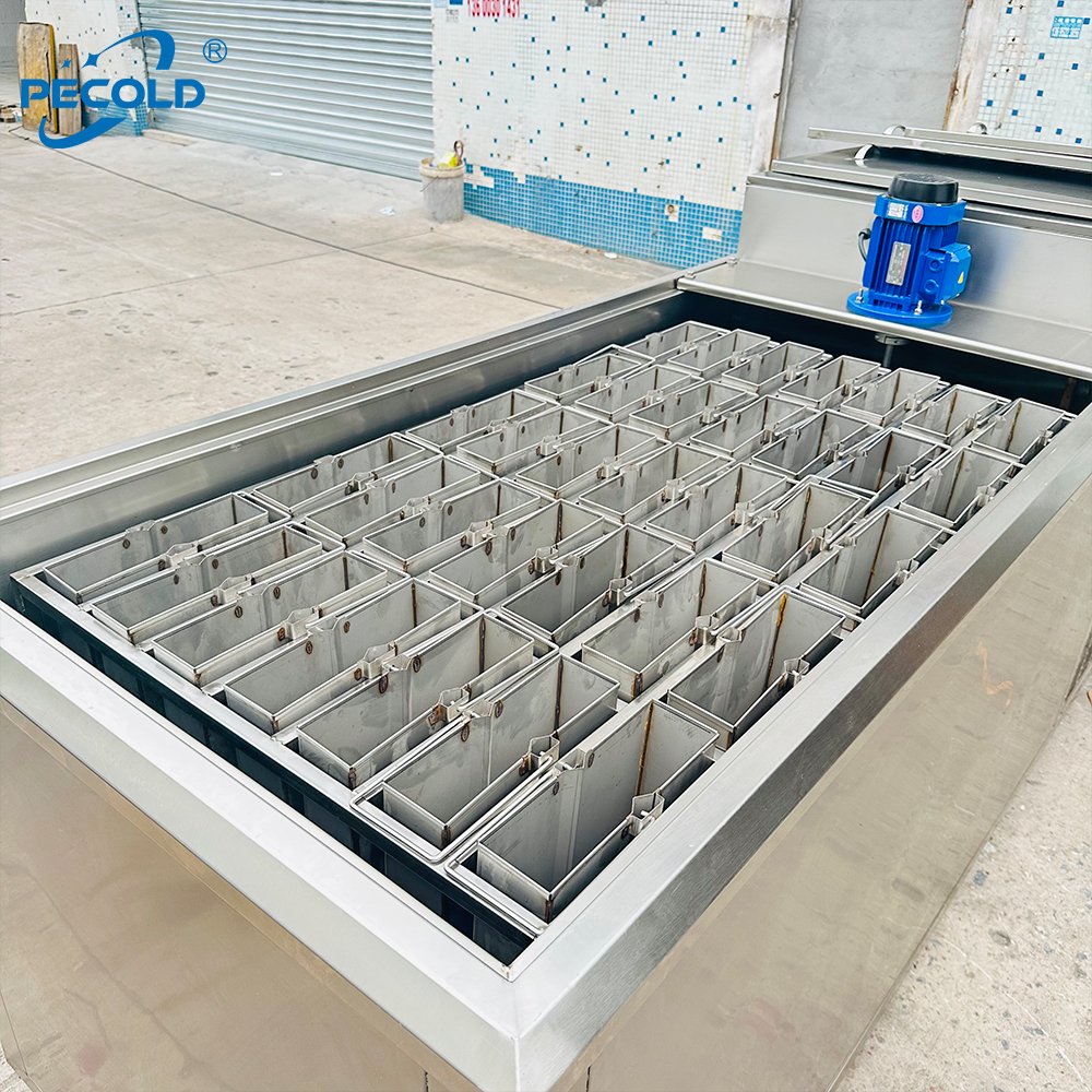 Industrial Air Cooling 1T 2T 5T 10 15 Ton Ice Block Making Machine Brine South Africa Block Ice Machine Maker