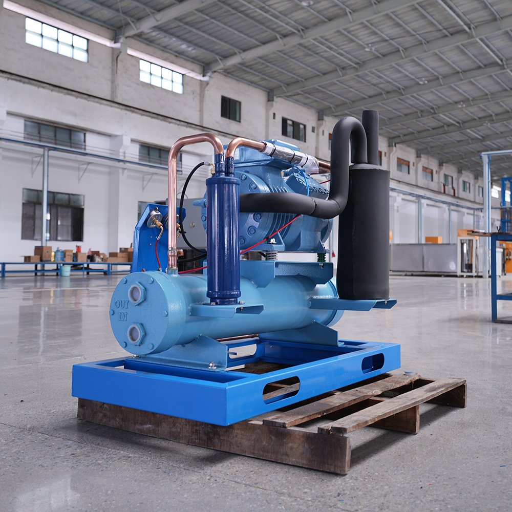 New Factory Price Water Cooled Chiller Condensing Unit Refrigeration Blast Freezer Water Cooling Chiller