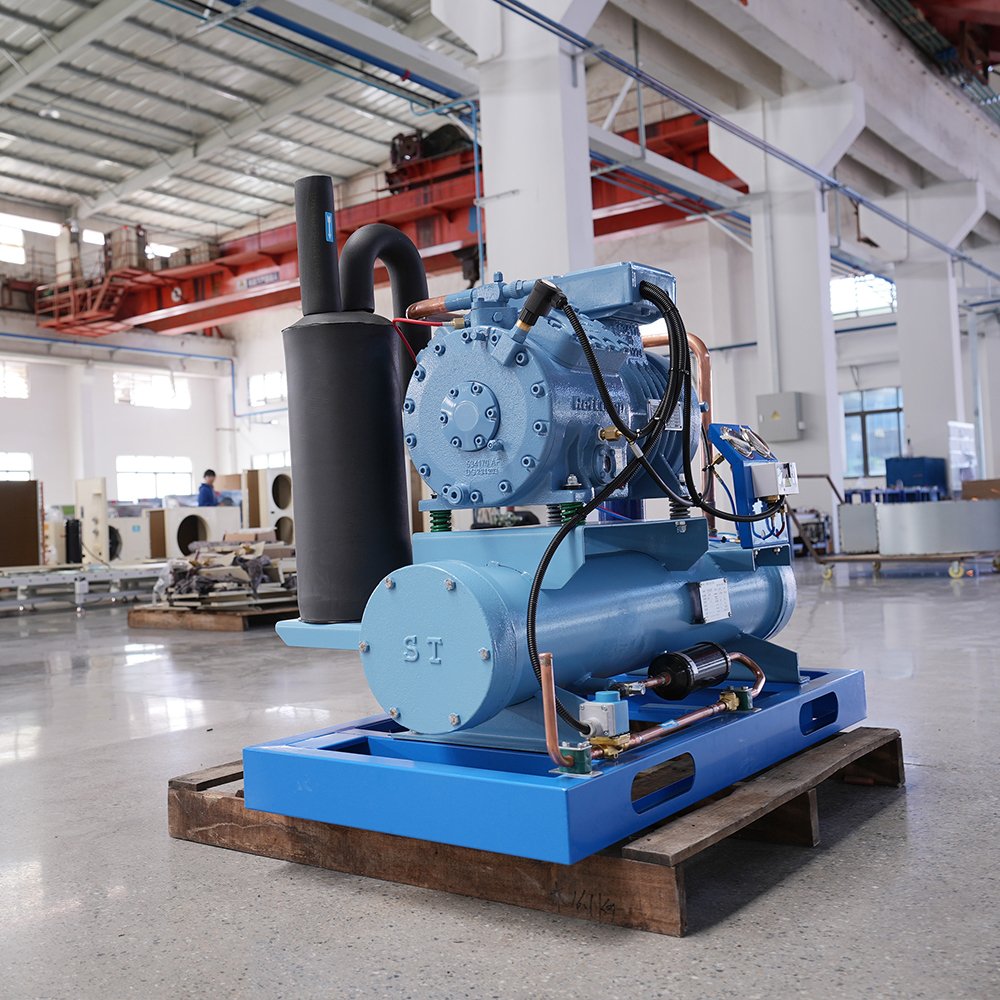 New Factory Price Water Cooled Chiller Condensing Unit Refrigeration Blast Freezer Water Cooling Chiller