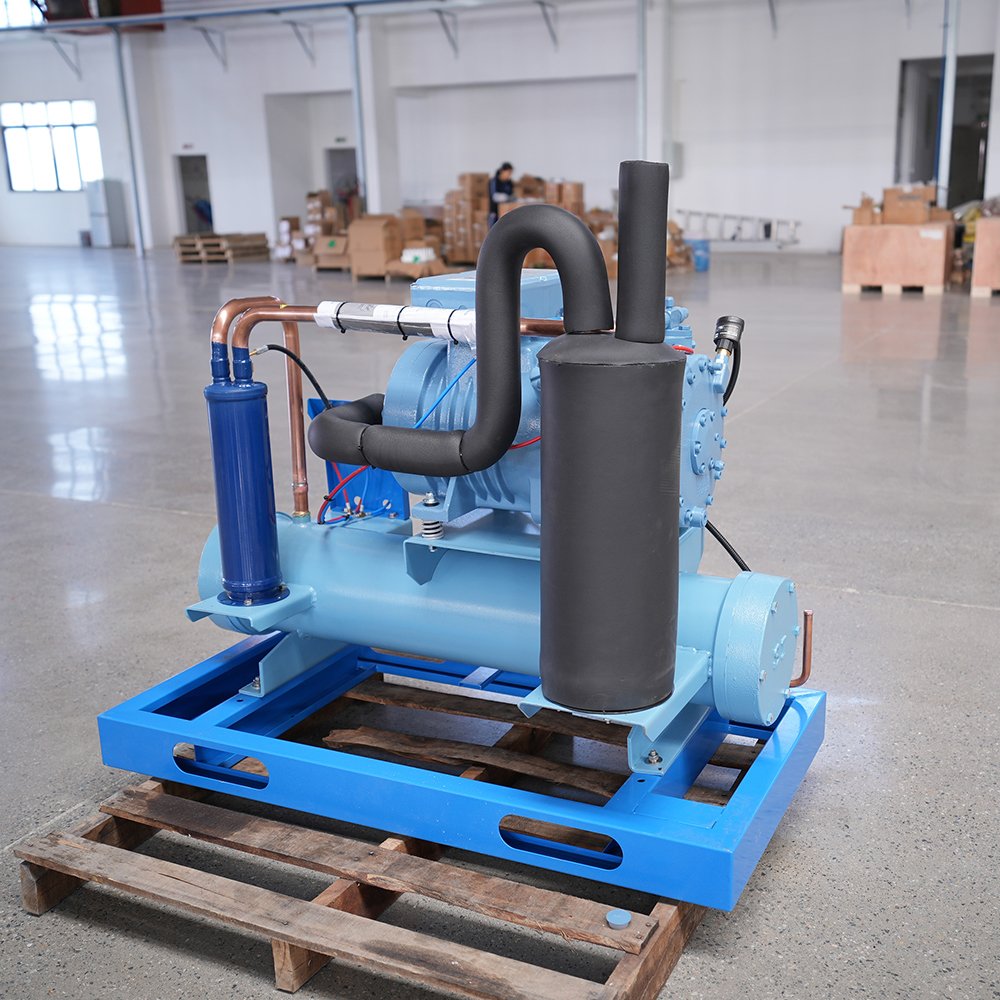 New Factory Price Water Cooled Chiller Condensing Unit Refrigeration Blast Freezer Water Cooling Chiller