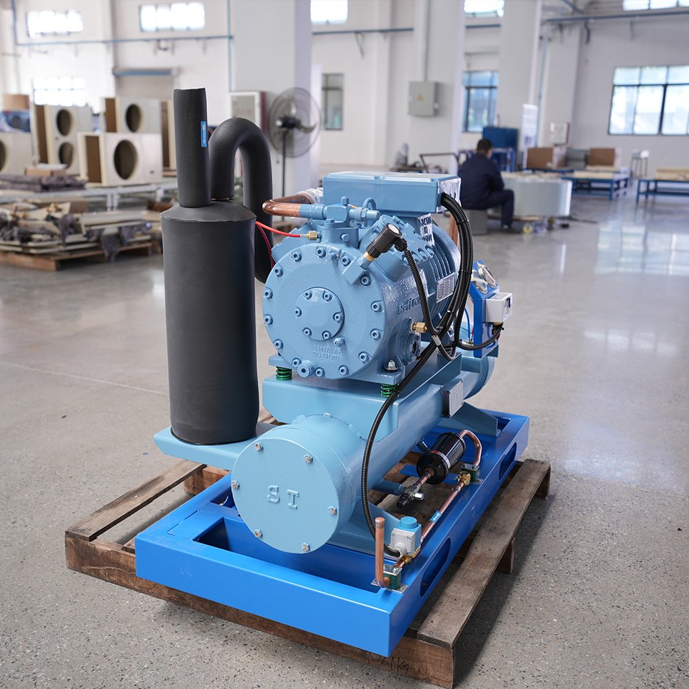 New Factory Price Water Cooled Chiller Condensing Unit Refrigeration Blast Freezer Water Cooling Chiller