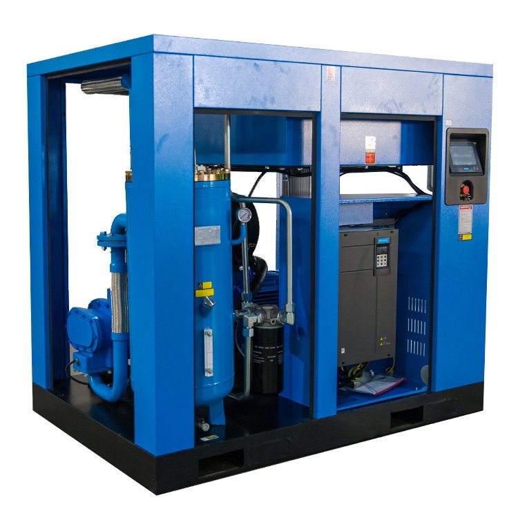 75kw High Capacity High Pressure Screw Air Compressor 100% Oil-Free with Enhanced Energy Savings and Superior Efficiency