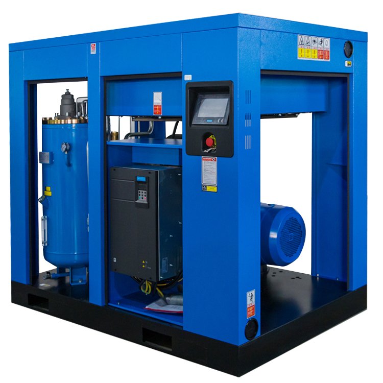 75kw High Capacity High Pressure Screw Air Compressor 100% Oil-Free with Enhanced Energy Savings and Superior Efficiency
