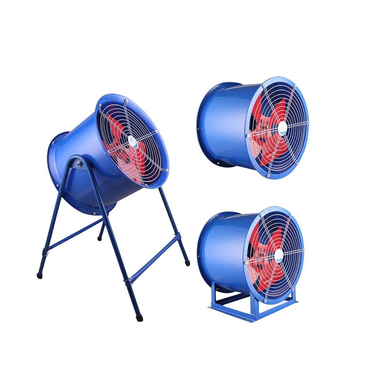 SF Series Low Noise Axial Flow Standing Fan Ventilation Fan 0.75kw Industrial Tube Explosion Proof Ventilation Fan