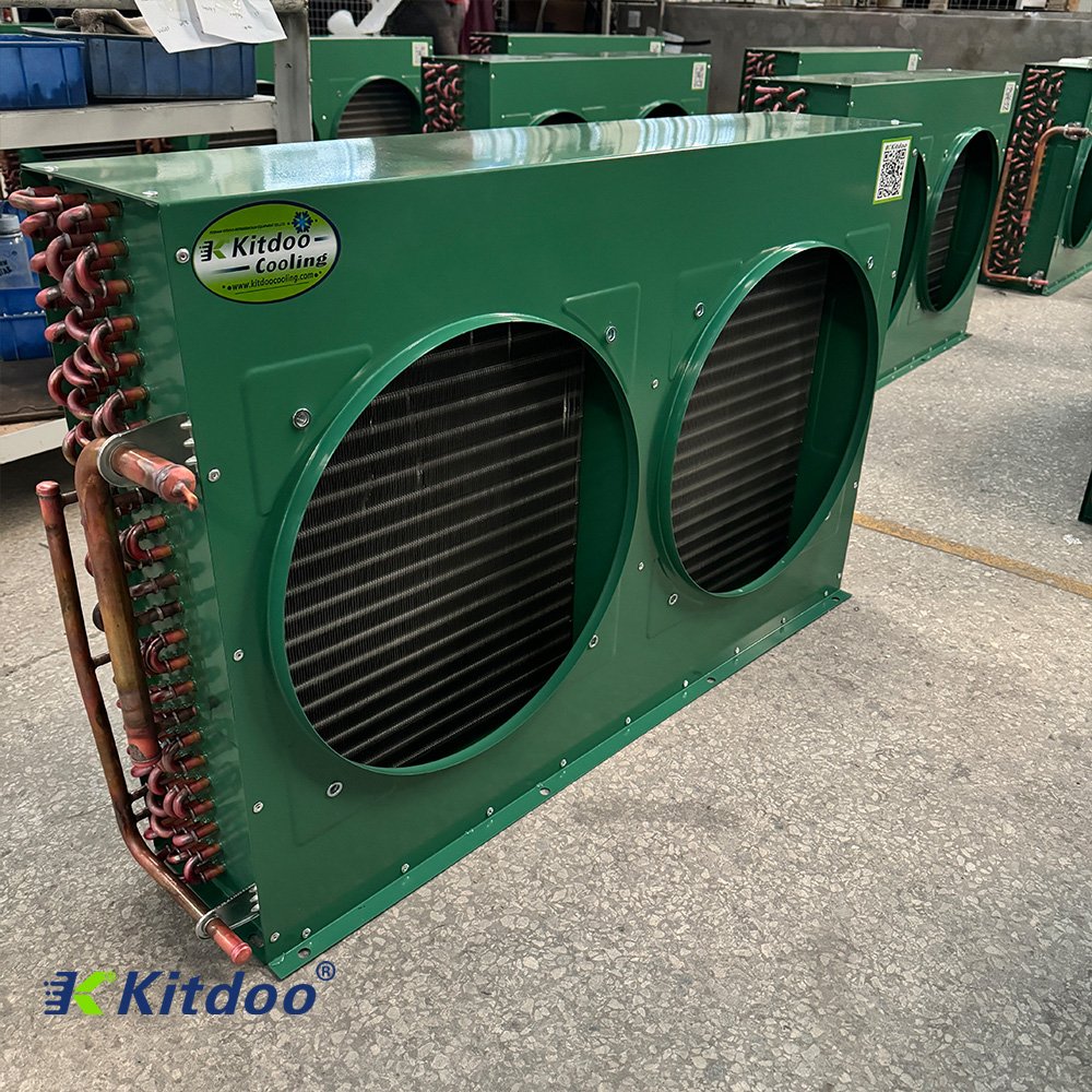 High Efficiency Restaurant Cold Storage Refrigeration Heat Exchange Part Air Cooled Condenser