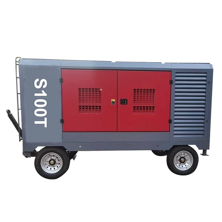 air Compressor for Borehole Drilling Rig Water Drilling Machine Whit air Compressor air Compressor for Water Well Drilling Rig