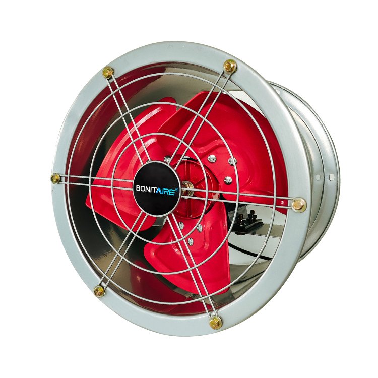 Axial Blower Fan with Aluminum & Stainless Steel Blade AC Axial Flow Fans Industries Restaurants Construction Hotels 240V 50Hz