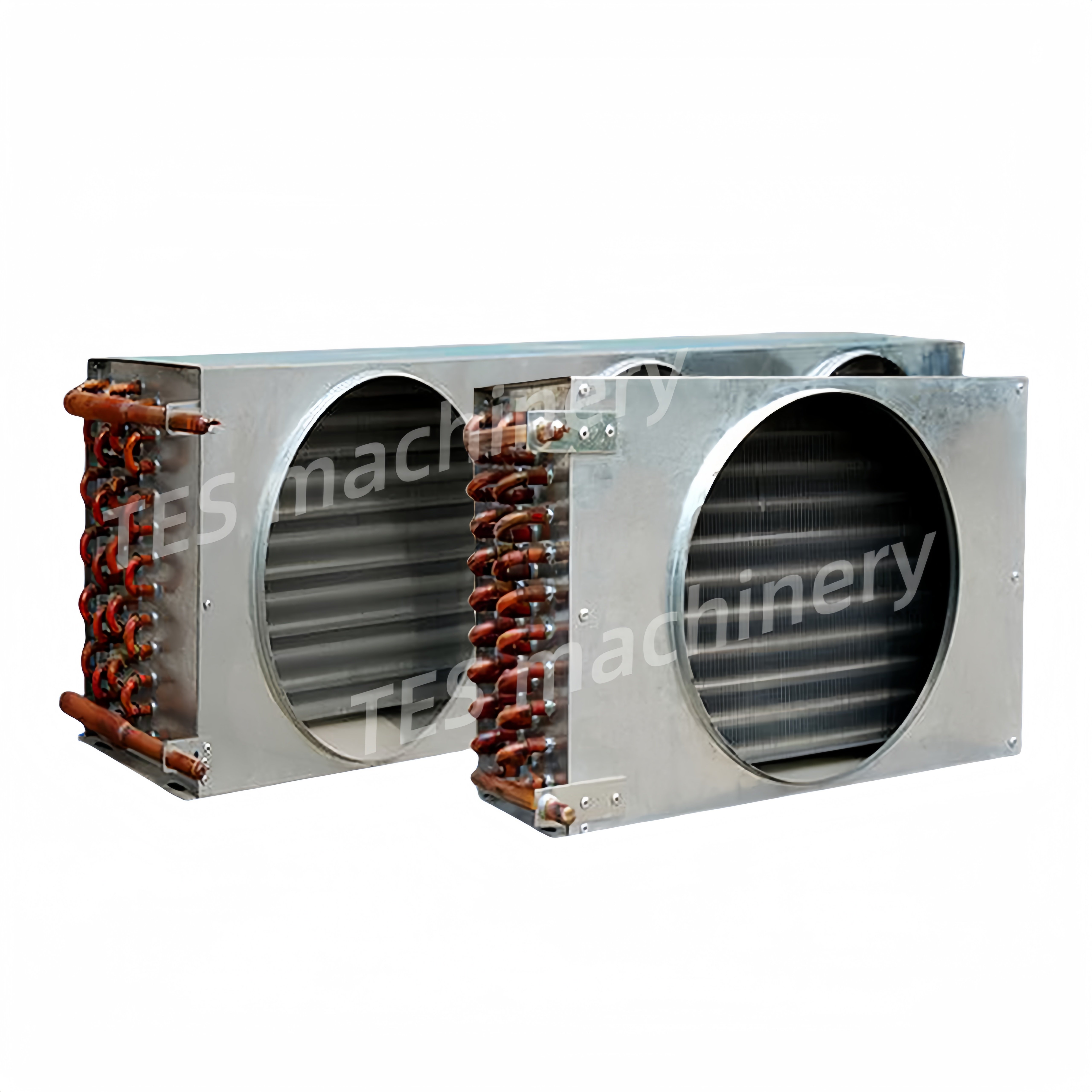 Central air Conditioning Evaporator Condenser Small Finned Water-cooled Condenser Industrial Refrigeration Machine Evaporator