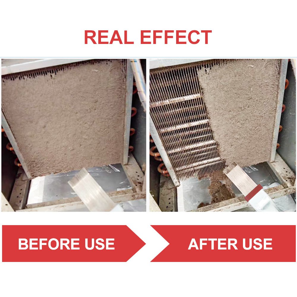 CM-352 Air Conditioner Fin Comb Repair Steel Brush - Condenser Radiator Heat Sink Cleaning Brush Tool for Outdoor Units