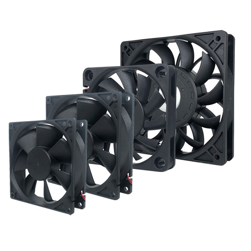 Axial Fan Blower 80mm 90mm 120mm 140mm 12038 9225 8025 DC 24V 12V Brushless Axial Cooling Fan Radiator Ventilation Fans