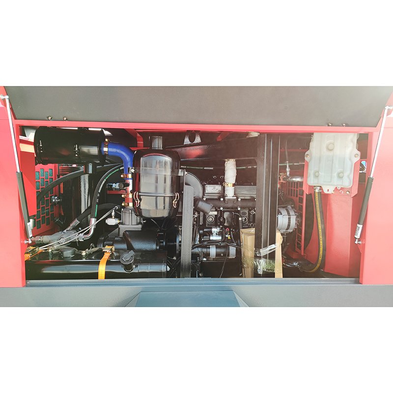 7 bar air Compressor Industrial Portable diesel Air Compressor Engine Wall Mounted 7 bar Direct Diesel Portable Air Compressor