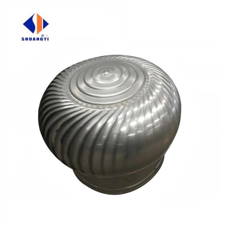 Factory Supply Stainless Steel Non Power Roof Turbo Fan Kitchen Roof Ventilation Fan Industrial Exhaust Fan