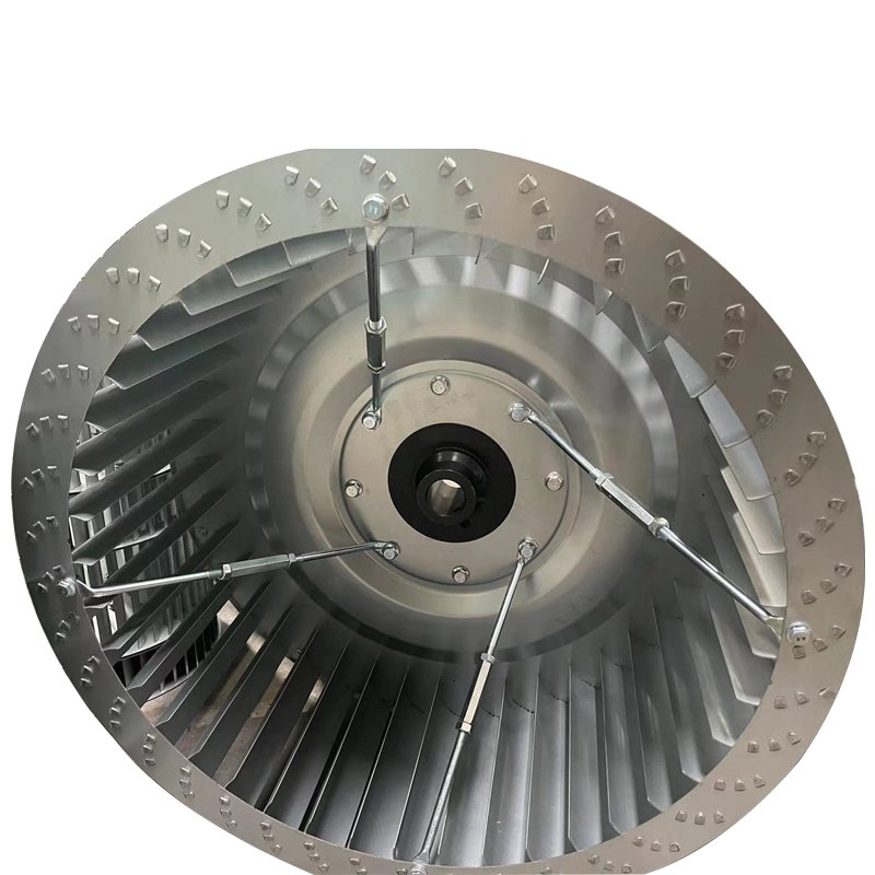 500mm China Supplier Stainless Steel air Centrifugal Fan Blower Wheel Impeller