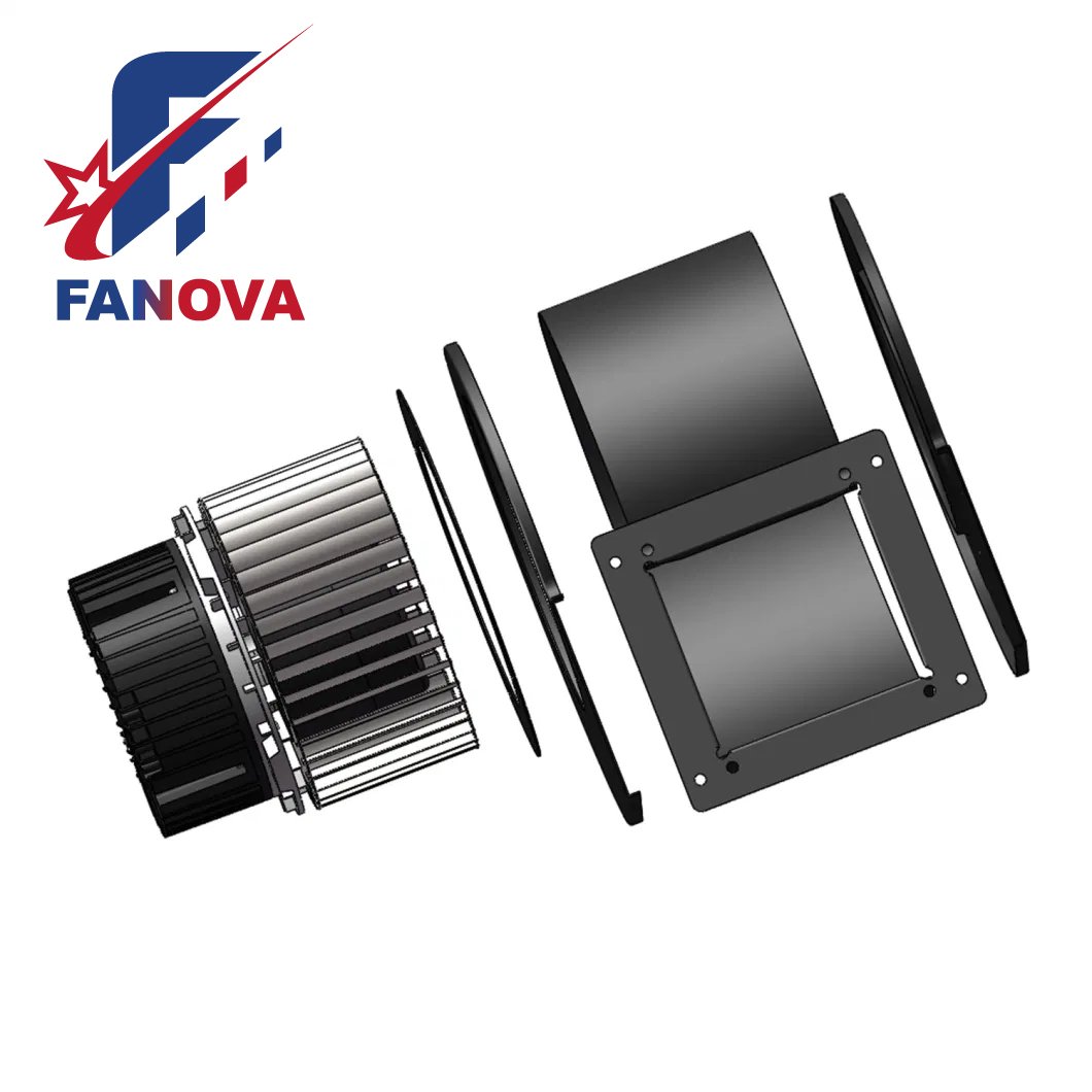 108mm-225mm External Rotor Motor 230V CE Approval EC Forward Curved Blower Impeller Centrifugal Fan for Sale