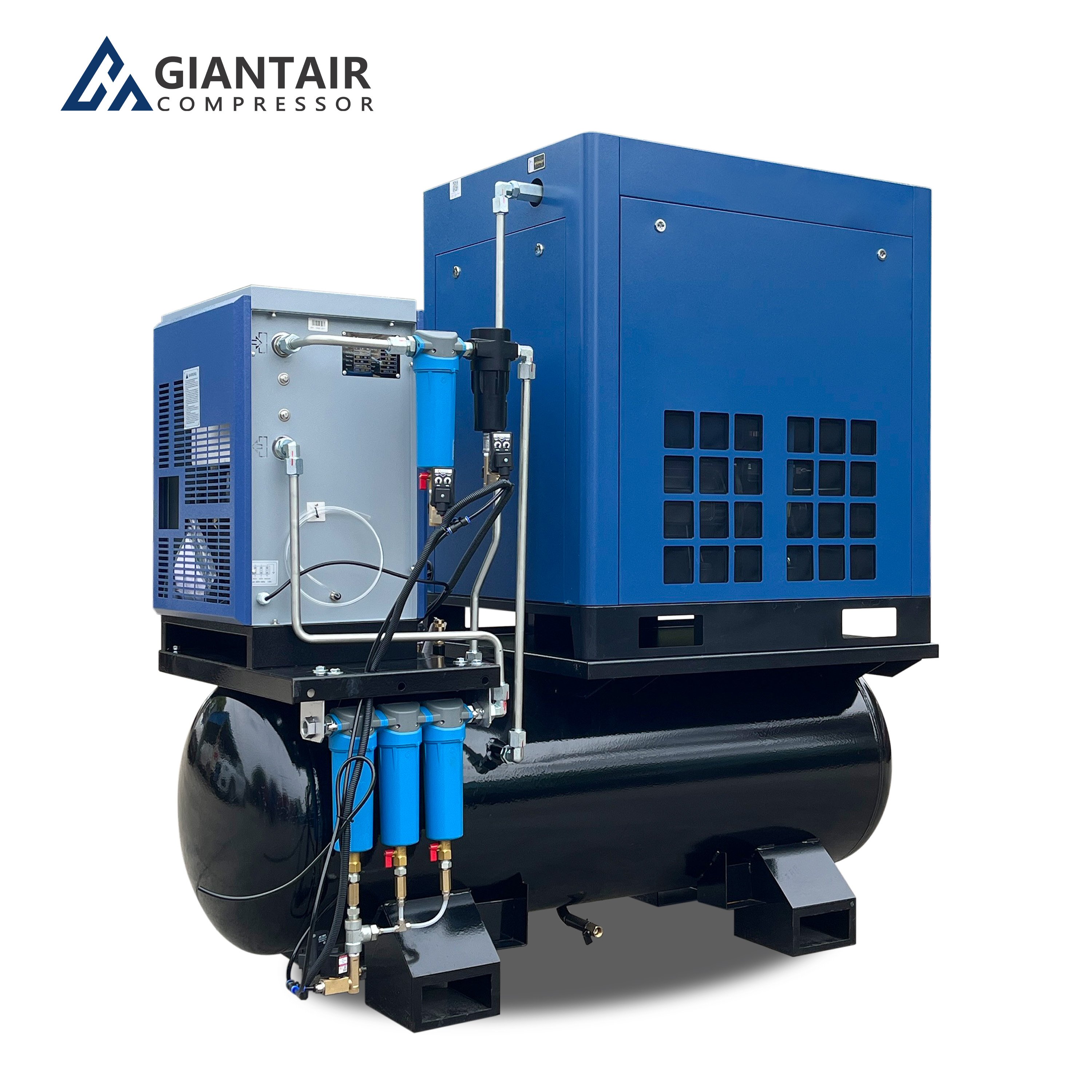 GAINTAIR GATD-10PM 7.5kw PM VSD Rotary Screw Air Compressor 10hp 4-in-1 8Bar Industrial Air Compressor