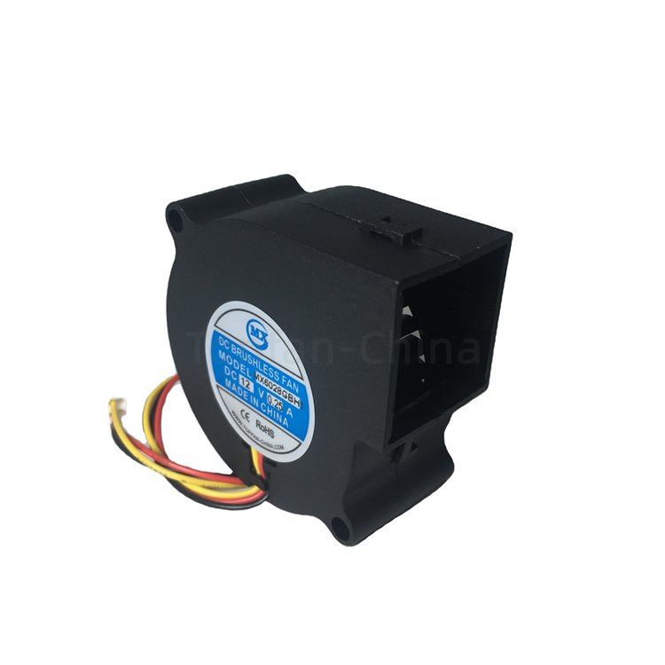 60x60x28mm Mini Air Turbo Hot Air Blower China 60mm 12V 24V 48V DC Radial Blower Centrifugal Fan