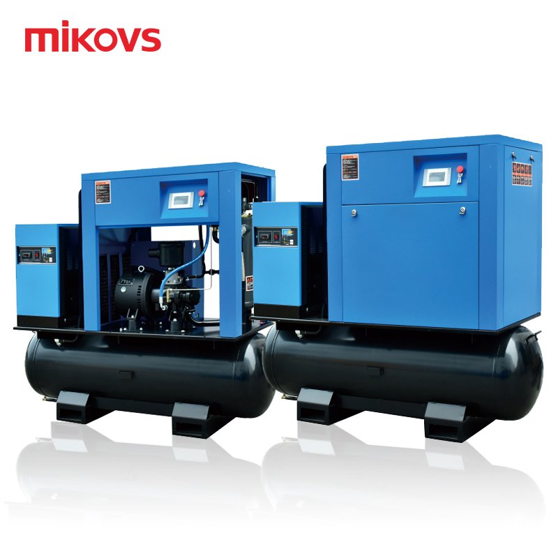 Mikovs 7.5KW 11KW 15KW 22KW Energy Saving air Compressor 4-in-1 All in One Screw air Compressor Fixed Speed air Compressor
