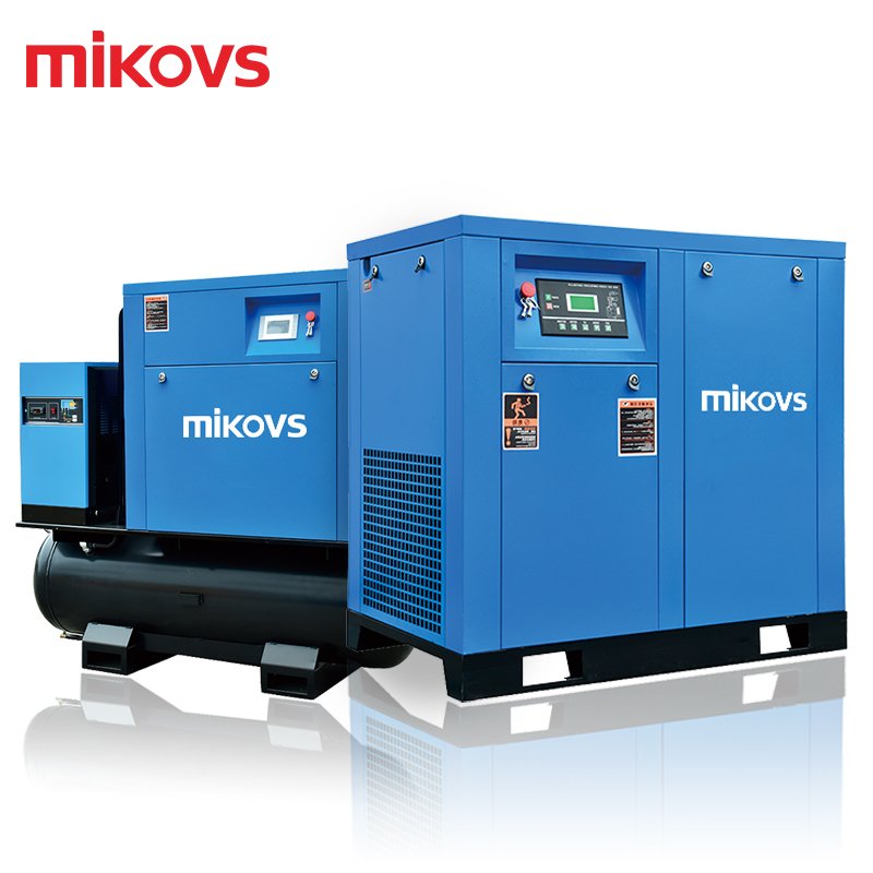 Mikovs 7.5KW 11KW 15KW 22KW Energy Saving air Compressor 4-in-1 All in One Screw air Compressor Fixed Speed air Compressor