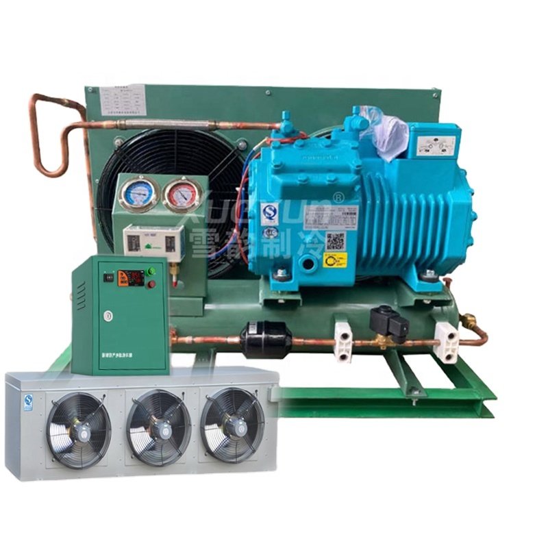 Unit Low Temperature Air Cooled Condensing Unit for Semi-hermetic Reciprocating Compressor