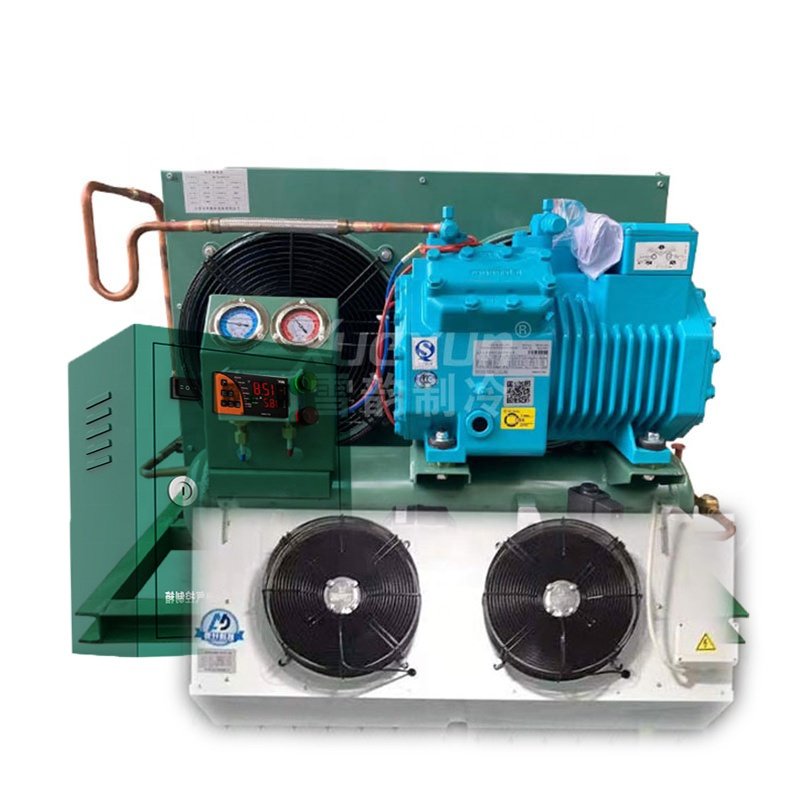 Unit Low Temperature Air Cooled Condensing Unit for Semi-hermetic Reciprocating Compressor