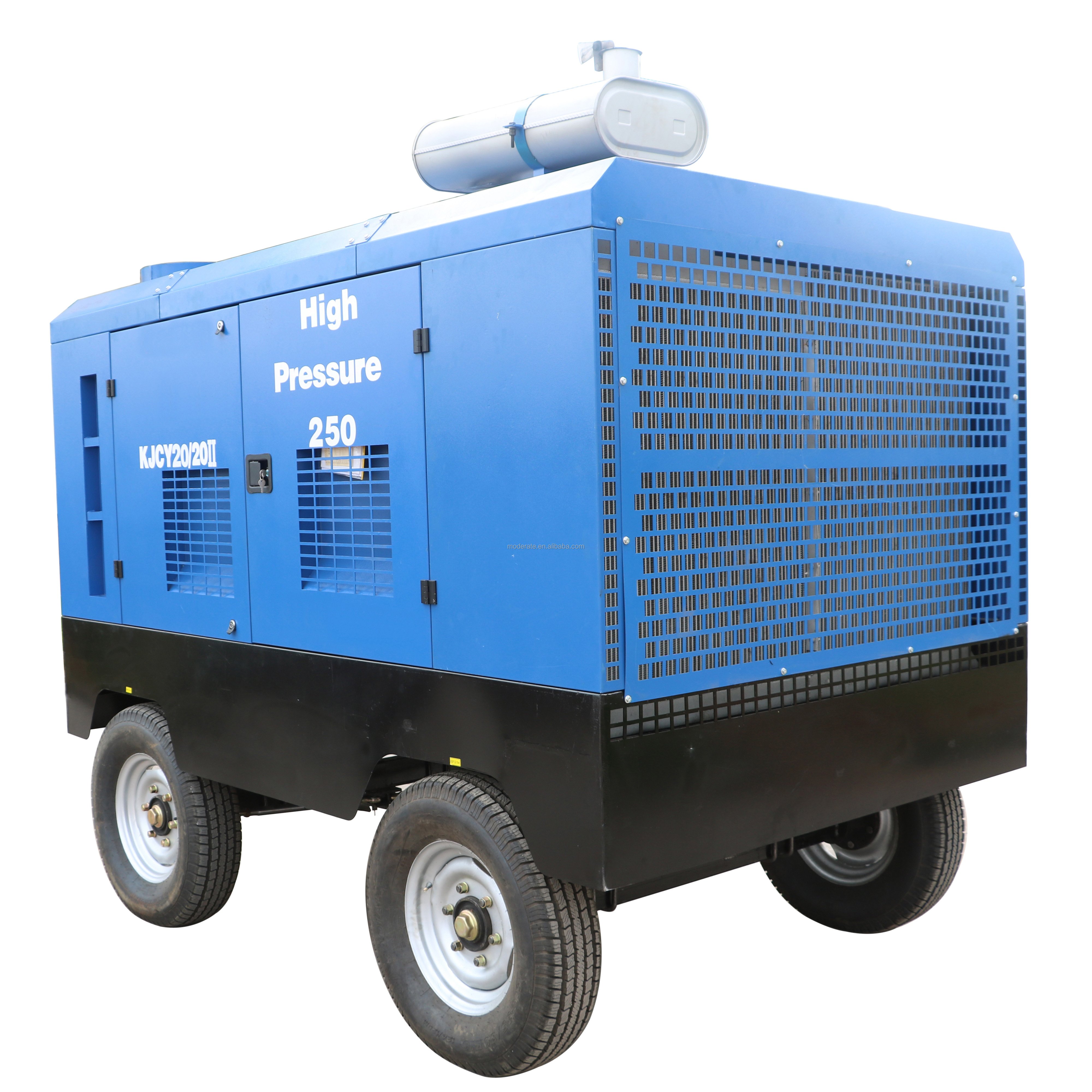 China High Quality air Compressor diesel 20 bar Portable Mobile Screw air Compressor Trailer