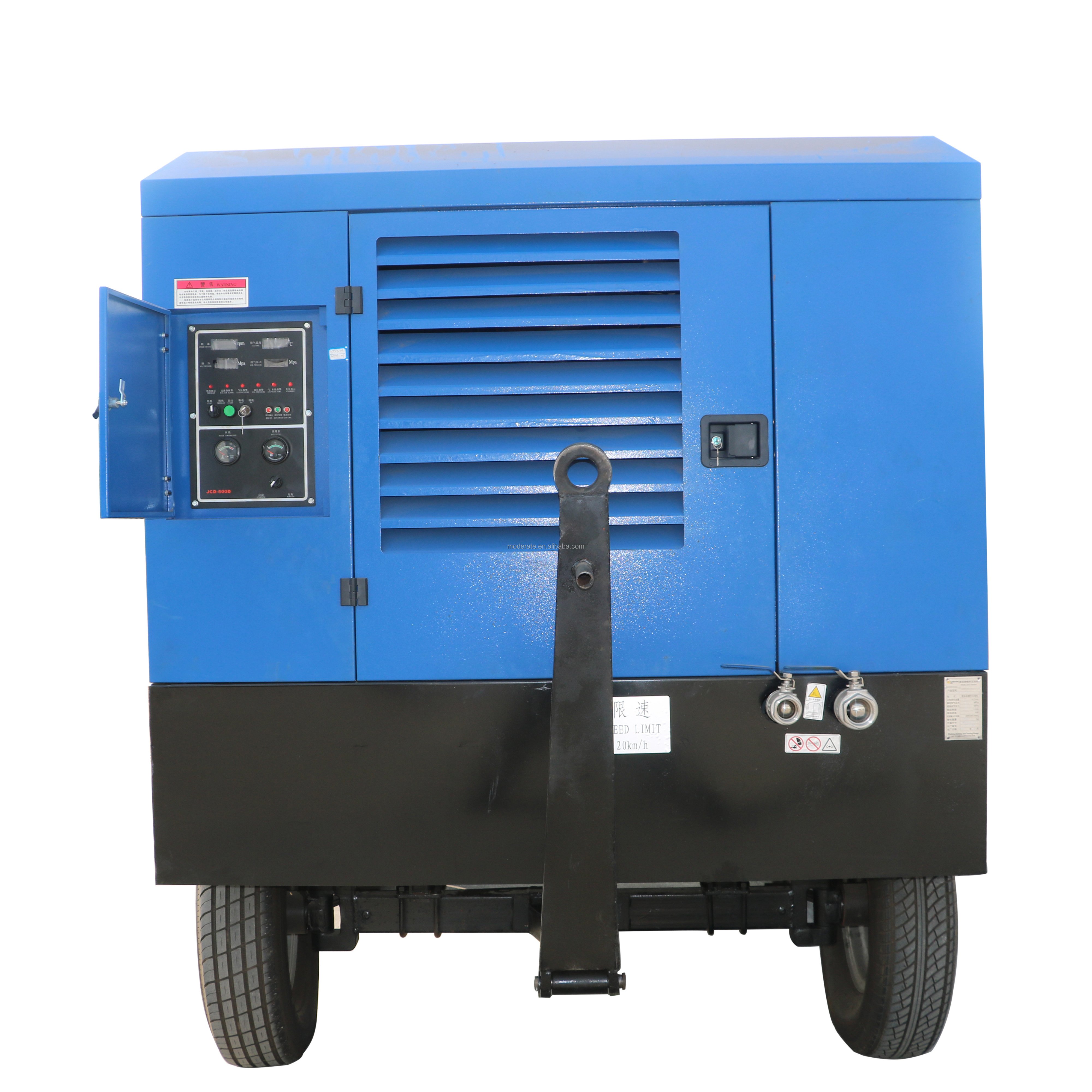 China High Quality air Compressor diesel 20 bar Portable Mobile Screw air Compressor Trailer