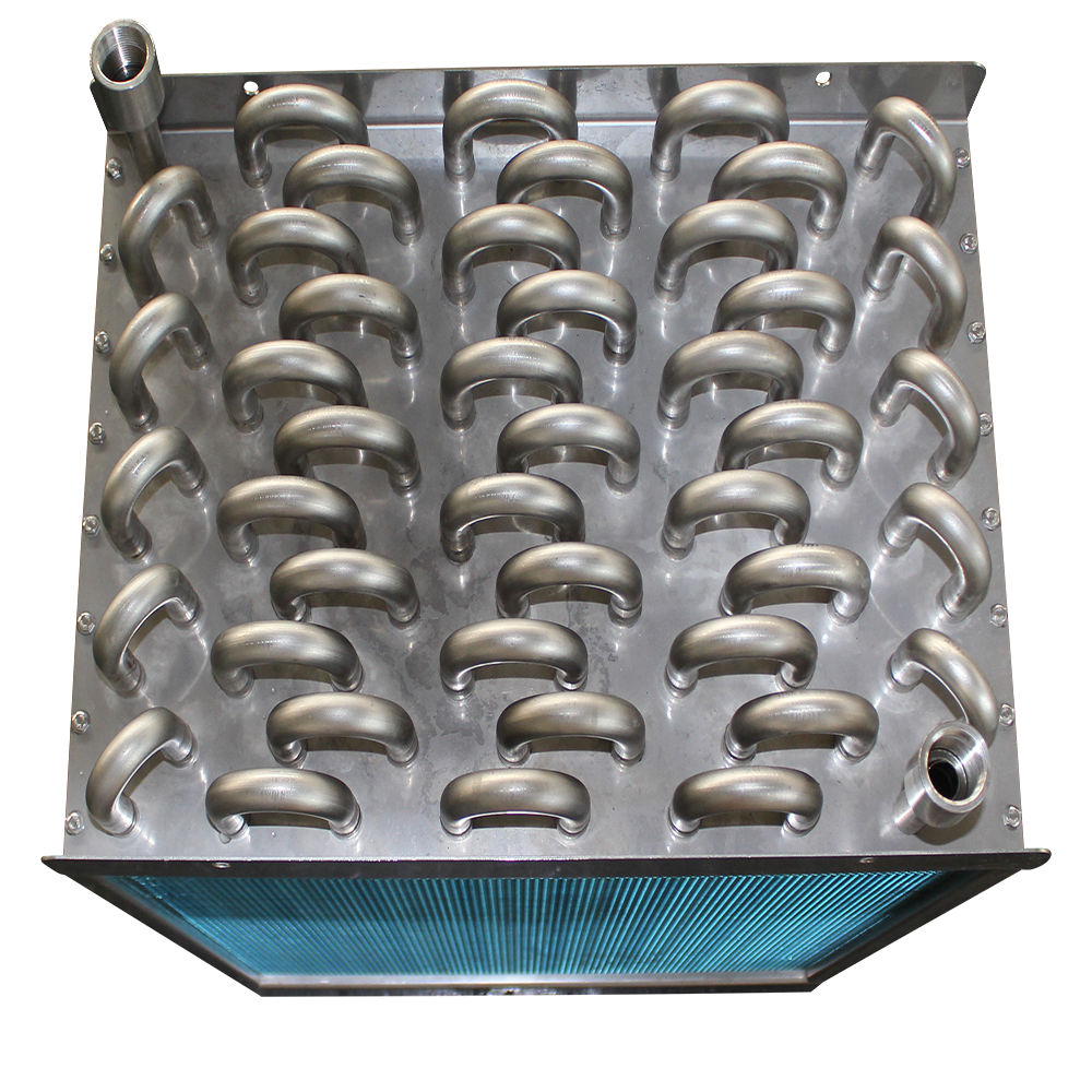 Small Shell Condenser Radiator Aluminum Fin Plus Copper Tube Heat Exchanger