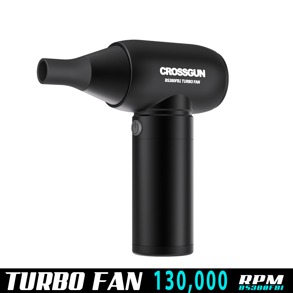 CROSSGUN Mini Jet Fan Small USB Rechargeable Handheld Industrial Mini Portable Air Blower Gun for Travel Outdoors Home Office