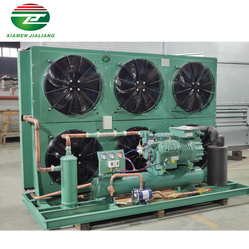 20hp 30hp 40hp 50hp Blast Freezer Air Cooled Semi Hermetic Compressor Bitze Refrigeration Condensing Unit for Cold Room