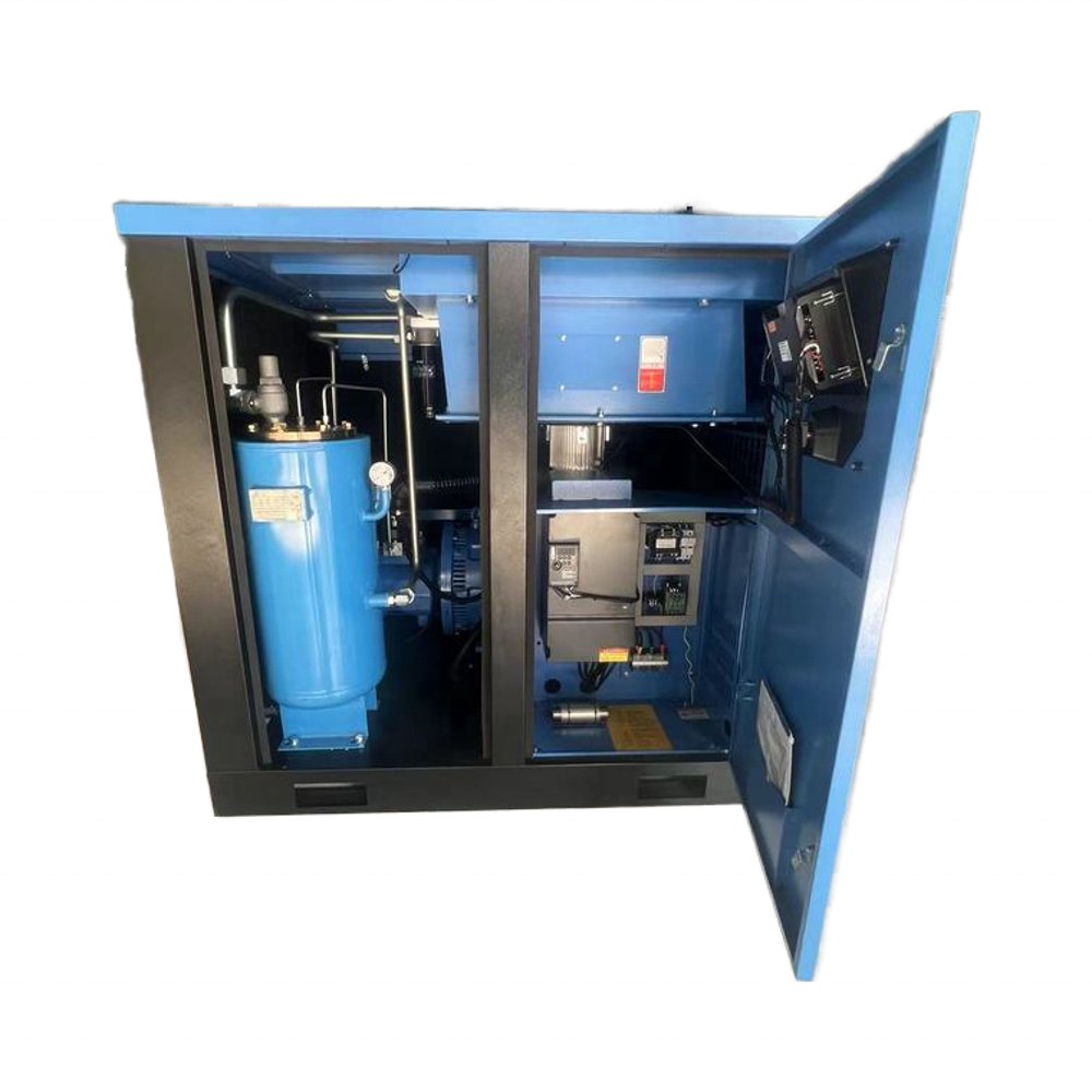 Hot Selling Two-Stage Screw Compressor 30kw 75kw Permanent Magnet Variable Frequency Air Compressor Industrial Compressors