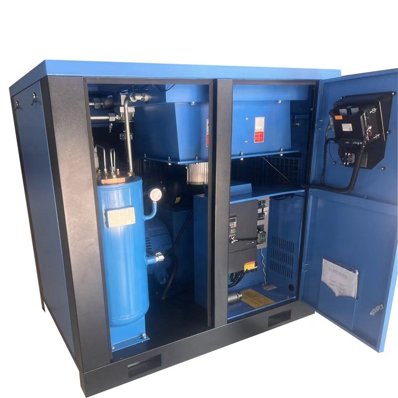 Hot Selling Two-Stage Screw Compressor 30kw 75kw Permanent Magnet Variable Frequency Air Compressor Industrial Compressors
